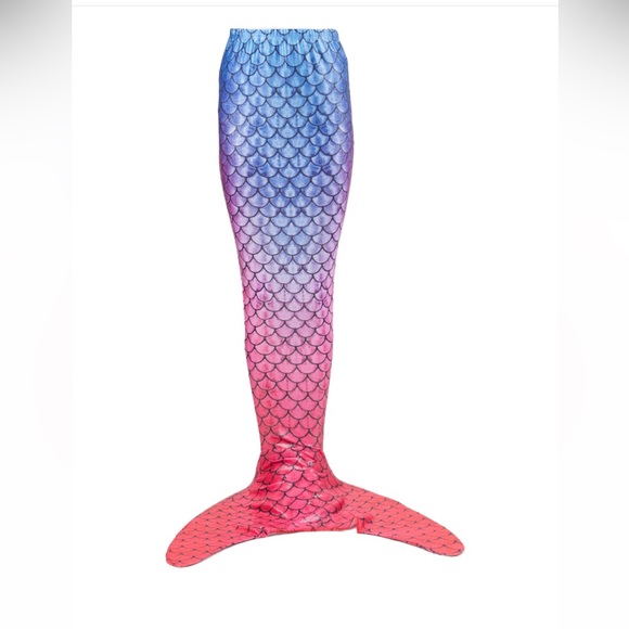 Shimmertail Other - Girls Shimmertail Lava Mermaid Tail with Monofin, Size Small 5-6